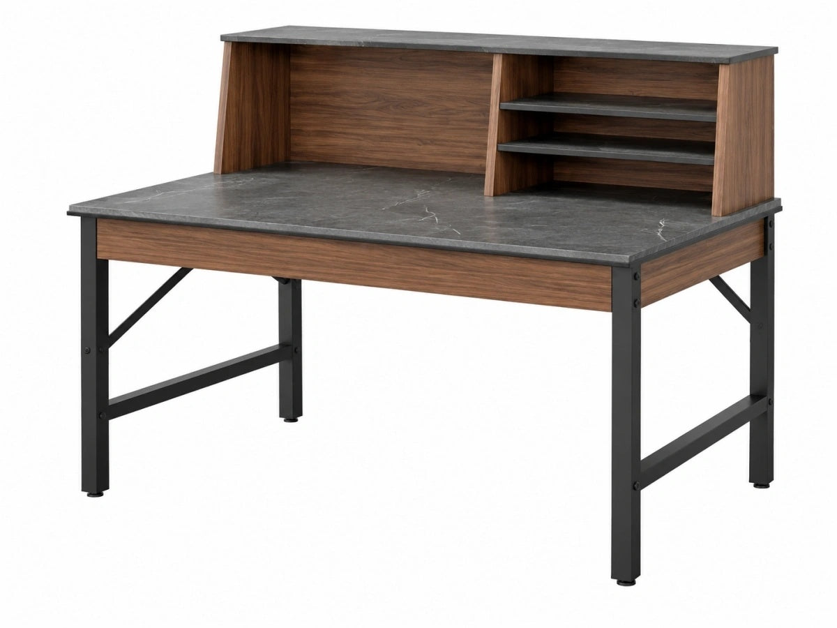 Scrivania in Legno con Ripiani - Contemporaneo
