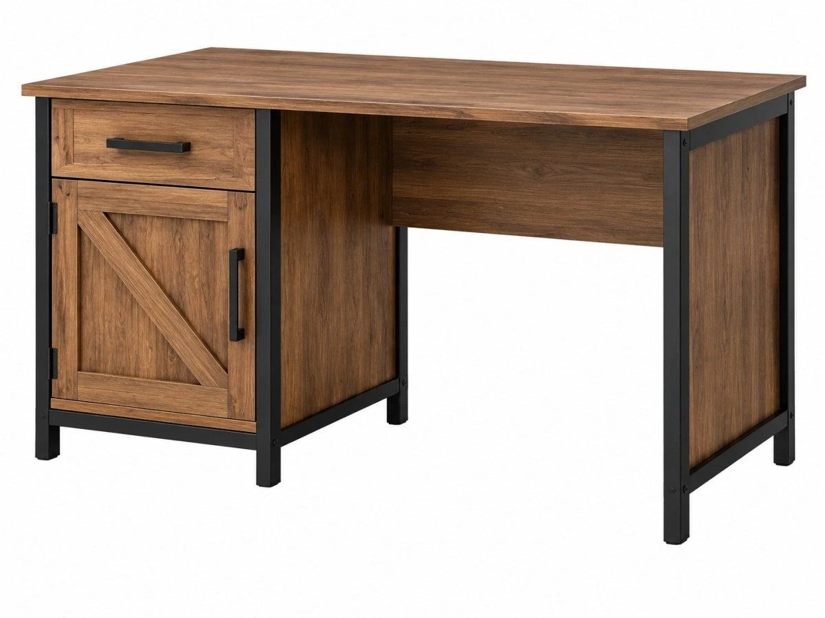 Scrivania in Legno-Metallo Industriale