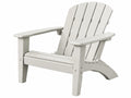 Sedia da Giardino Legno - Bianco - Stile Adirondack